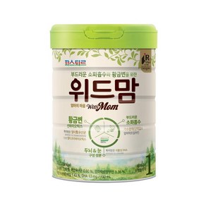 위드맘 리뉴얼 1단계 1캔 황금변 유산균 소화 아기분유 파스퇴르, 750g, 1세트