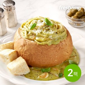 [프레시지] 바질크림빠네파스타 2인분 4인분 (냉장), 636g, 2개