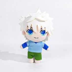 X 박제 귀여운 부드러운 20cm 봉제 졸딕 선물 인형 킬루아 베개 헌터 히소카, KILLUA ZAOLDYECK, 1개