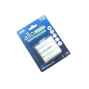 alloPLUS AAA충전지 AAA충전용 배터리 AAA충전식 건전지 950mAh 4알 1세트