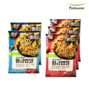 풀무원 황금밥알 볶음밥 2종 5봉(포크2봉 새우3봉_10인분), 기타, 420g