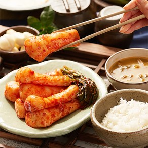 모산장군차김치 진경 총각김치 1kg /식감이 맛있는알타리무, 1개