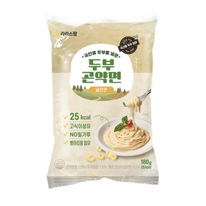 라라스팜 두부곤약면 넓은면 180g 국산콩 두부 병아리콩 함유 곤약면 곤약 누들, 36, 블랙