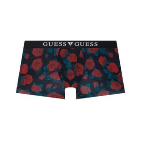 GUESS UNDERWEAR 게스언더웨어 팬티 게스 남자 속옷 게스 남자팬티 로즈패턴 드로즈 - 블랙 356092