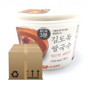 김앤김 김도둑 쌀국수 얼큰해물맛, 30개, 92g