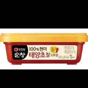 태양초 찰고추장 청정원 200G, 단품, 2개