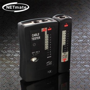 NETmate 네트워크 랜(RJ45)/전화선 테스터기/KW-G5N/분리형/케이블의 절선/합선/크로스/배선오류 체크/마스터 유닛과 리모트, 1개