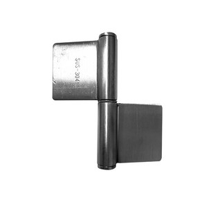 [강철철물]스텐 SuS304 방화문 경첩 돌족 유공 무공(용접용) 좌 우 구분 X, 1개, 3.0T 108 x 55 무공(4인치)