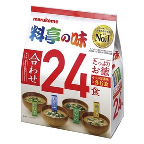 마루코메 요리정의 맛 모듬 파 + 두부 + 미역 + 유부 24개입, 1개