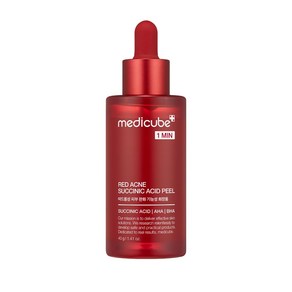 [메디큐브]레드 여드름 필링 세럼 40g [Medicube]Red Succinic Acid Peel 40g, 1개, 1g