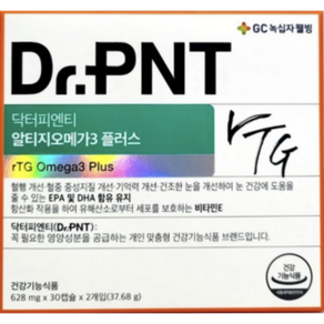 닥터피엔티 알티지오메가3 플러스 628mg, 1개, 60정