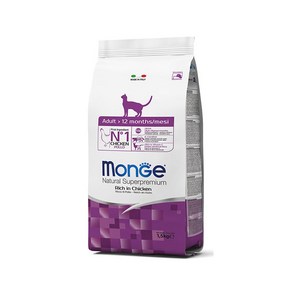 [CAT]몬지 내추럴 슈퍼프리미엄 어덜트 치킨 10kg / 브리더용, 1개