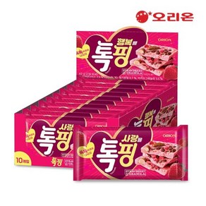 오리온 시즌)톡핑 스트로베리그래놀라 1P(43g) x 10개, 43g