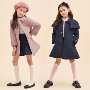 [BEANPOLE KIDS] 23SS 여아 퀼팅 트렌치코트형 점퍼 2종 택1