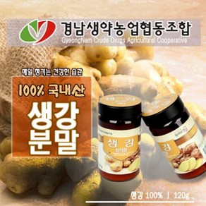 생강가루 120g _경남생약농업협동조합, 1개