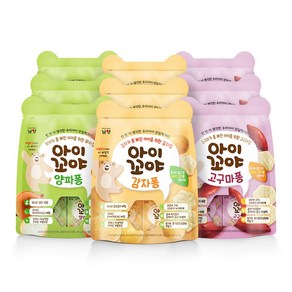 아이꼬야 감자퐁 3개 + 양파퐁 3개 + 고구마퐁 3개 세트, 감자 + 양파 + 고구마, 1세트, 30g