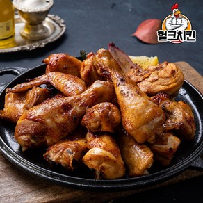 헐크치킨 국내산 오븐구이 치킨 한마리+한마리 (총 두마리), 2개, 650g