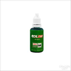 불변스탬프잉크 독일제 잉크 자동스탬프 전용 직인잉크 불변잉크 리필 28ml, 적색(308568)