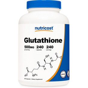 Nutricost 뉴트리코스트 글루타치온 L Glutathione 500mg 240캡슐