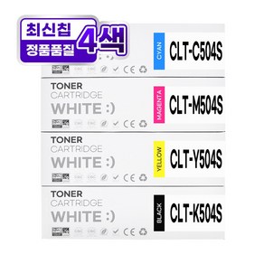 삼성 CLT-K504S 정품재생토너, 4색, 1개