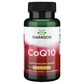 Swanson 코엔자임Q10 30mg 120캡슐, 1개, 120정