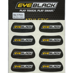 EYEBLACK Sports 아이블랙 로고 아이패치 스티커 8 pairs (16개)