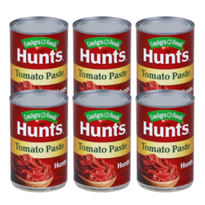 헌트 페이스트/홀 소스 토마토, 6개, 340g