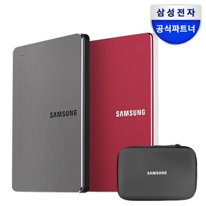 삼성전자 외장하드 Y3 HX-MK10Y39 + 파우치, 1TB, 스모키 그레이