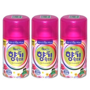 산도깨비 향기속으로 자동분사기용 향캔 후로랄 290ml x 3개, 라일락