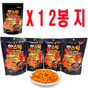 핫스틱 불닭향맛 매콤한맛 미니 스낵 25g