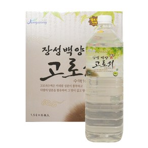 장성 백양 고로쇠 1.5리터 x 6병 /1월20일부터순차발송 /장성고로쇠, 1세트, 1.5L