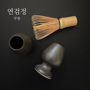 국내산 차선+차선꽂이 세트 (말차라떼 전용), 1개, 연검정 x 1세트