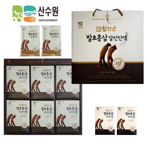 산수원 48_참다운 발효홍삼 달인진액 60포, 30개, 70ml