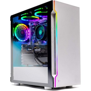 스카이테크 게이밍 프리즘 게이밍 PC Ryzen 7 7800X3D 4.2GHz RTX 4070 Ti 1TB NVME 32GB DDR5 RAM RGB 850W 골드 PS, 3600  2060 Supe