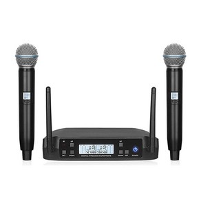 파티 교회 쇼 모임용 전문 핸드헬드 다이나믹 마이크 SHURE GLXD4 UHF 510-690MHz 무선 마이크