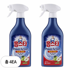 홈스타파워액션 욕실용 세정제, 500ml, 4개