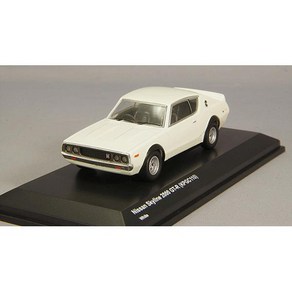 KYOSHO 쿄쇼 KS06990W 1/64 닛산 스카이라인 2000 GT-R KPGC110 화이트 [다이캐스트 미니카], 단일, 1개