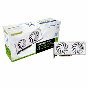 MANLi MANLi 지포스 RTX 4060 Ti Polar Fox D6 8GB TWIN FAN White 인텍앤컴퍼니