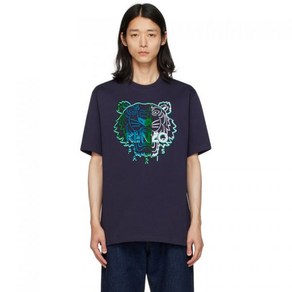 KENZO 네이비 Kenzo 파리 타이거 티셔츠 222387M213044