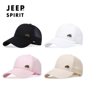 웹도매 JEEP SPIRIT 지프 스피릿 매쉬 볼캡 CA0388, 블랙, 1개