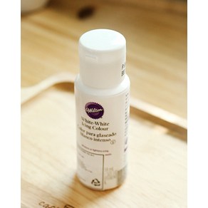 아이싱칼라 화이트 59ml (윌튼색소 화이트 white-white)