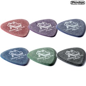 던롭 게이터 그립 피크 스탠더드 GATOR GRIP STANDARD PICK 0.58mm 0.71mm 0.96mm 1.14mm 1.5mm 2.0mm, 1개