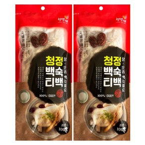 국산 삼계탕 재료 100g 백숙재료 황기 엄나무 대추 뽕나무 약재 한방재료, 2개