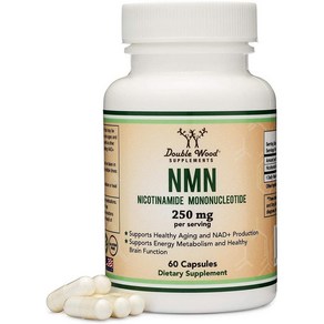 더블우드 니코틴아마이드 모노뉴클레오티드 Double Wood Nicotinamide Mononucleotide NMN 250mg 60정, 1개