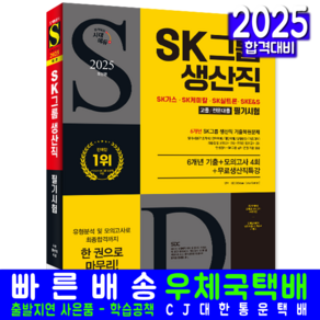 SK그룹 고졸 전문대졸 생산직 채용시험 교재 책 2025, 시대고시기획