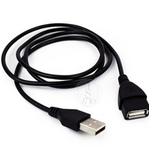 추천4716 USB 2.0 A타입 연장 케이블 PC, 1m, 1개