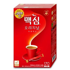 동서식품 맥심 오리지날 커피믹스 스틱 170개입