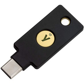 유비코 5C NFC 2단계인증 USB-C 키 Yubico - YubiKey 5C NFC - Two Facto Authentication USB and NFC, One Size_One Colo, One Colo, 상세 설명 참조0