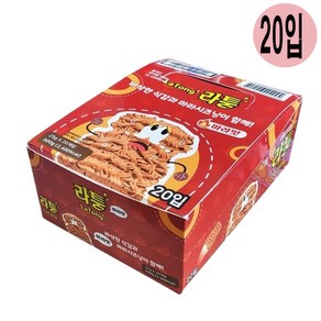 라퉁 라면과자 마라맛 25g X 20개 미니 봉지 라면 스낵, 1개, 500g