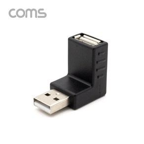 USB 2.0 연장 젠더 상향꺾임, 1개